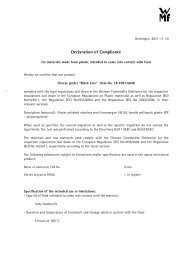 Declaration of Compliance - WMF