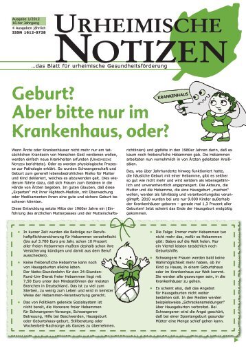 komplette Ausgabe als PDF-Download - Urheimische Notizen