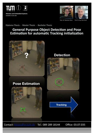 General Purpose Object Detec5on and Pose Es5ma5on for ...