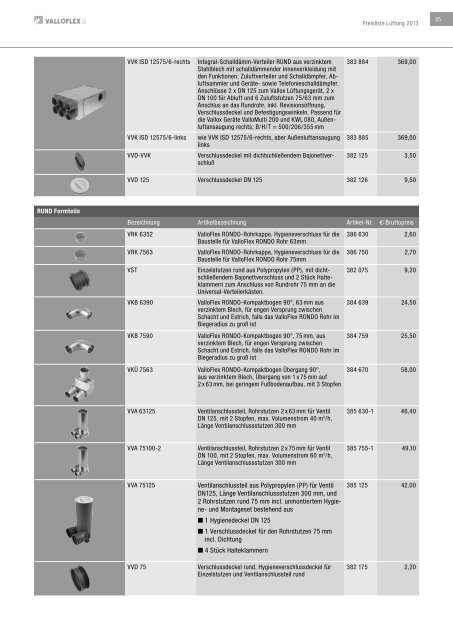 Preisliste LÃ¼ftung - Heinemann GmbH