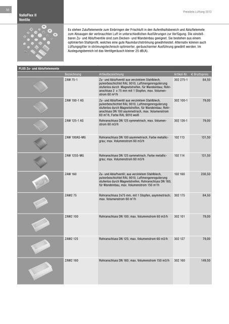 Preisliste LÃ¼ftung - Heinemann GmbH