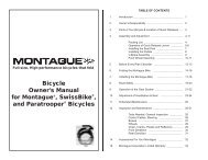 Download Archive Montague Owner's Manual - Montague Folding ...