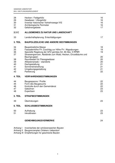 und Planungsreglement der Gemeinde Ueberstorf vom 14.02.2012