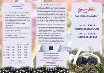 Download Heidelbeerwoche Enzklösterle - Bad Wildbad
