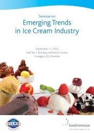 Emerging Trends in Ice Cream Industry - International FoodTec India ...