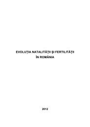 Evolutia natalitatii si fertilitatii in Romania
