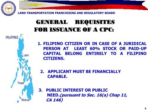 duties and responsibilities of public transport operators