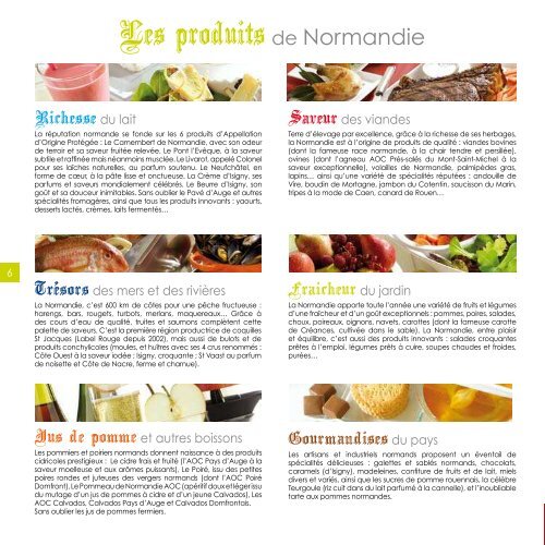 Livret recettes - IRQUA Normandie