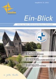 Ein-Blick - Marienkrankenhaus Schwerte