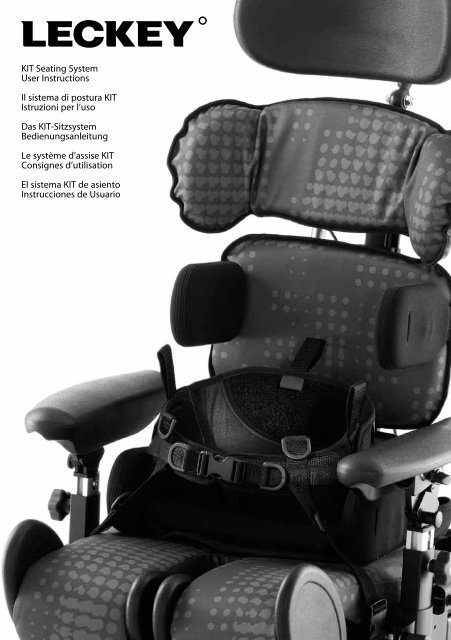 KIT Seating System User Instructions Il sistema di postura  - Leckey