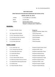 MINIT MESYUARAT JPKA BIL 3 TAHUN 2010 - Kementerian ...