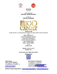 Scarica il pressbook di 'Hugo Cabret' - Cineteca di Bologna