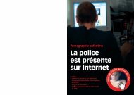 Pornographie enfantine : La police est prÃ©sente sur internet