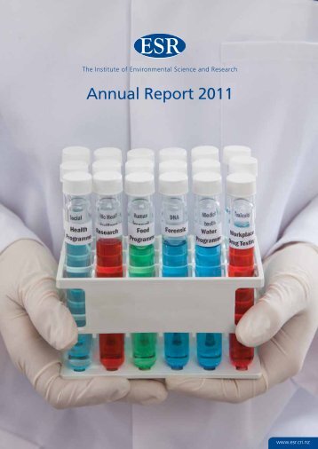 Annual Report 2011 - Environmental Science & Research