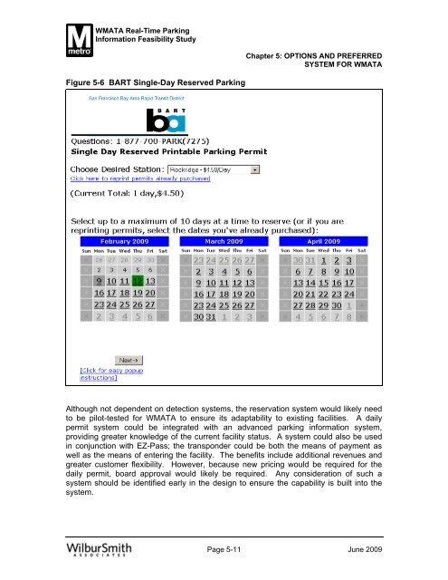 feasibility study of real time parking information at ... - WMATA.com