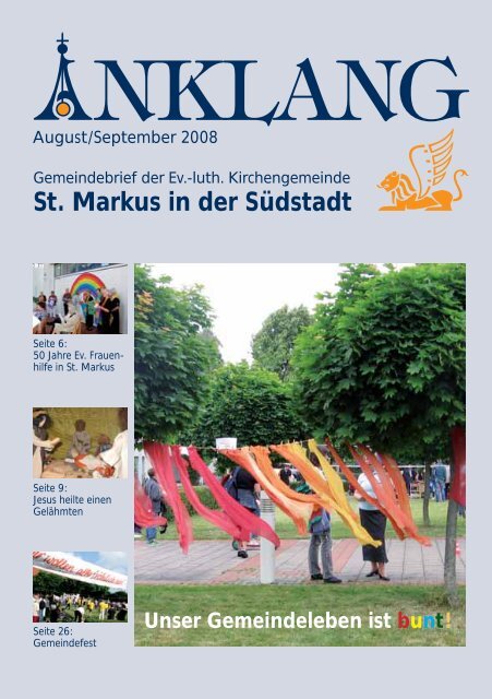 Markus-Kirche ist täglich von 8 bis 18 Uhr offen. - St.-Markus