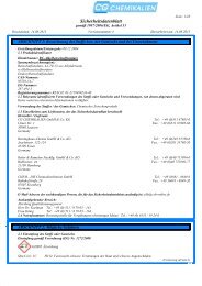 Sicherheitsdatenblatt - Reininghaus