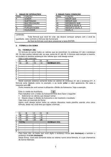 apostila de formulas.. - Ieceg