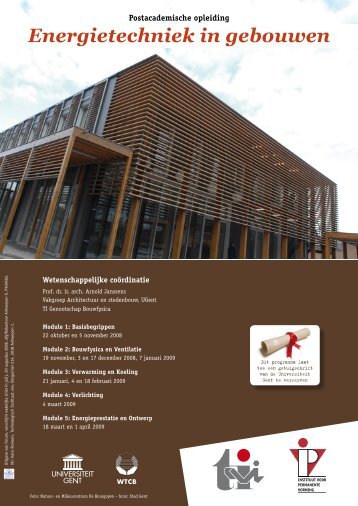 Energietechniek in gebouwen - IVPV - Instituut voor Permanente ...