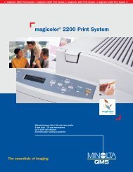 magicolorÂ® 2200 Print System - A Matter of Fax