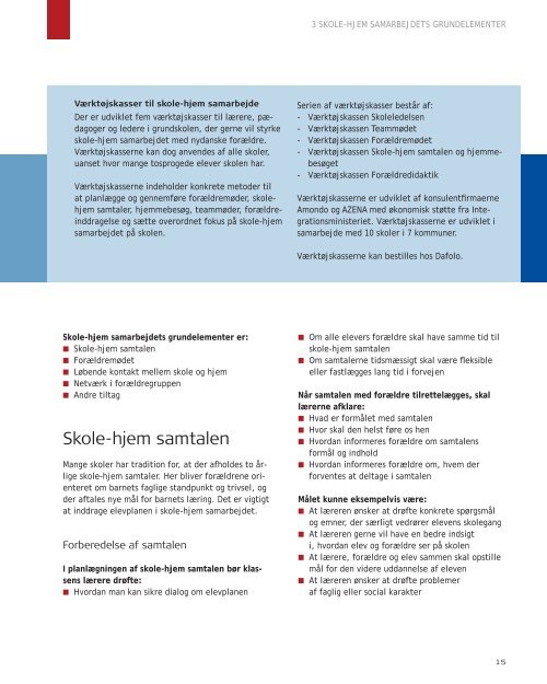 "Det gode skole-hjem-samarbejde" (pdf) - Ny i Danmark