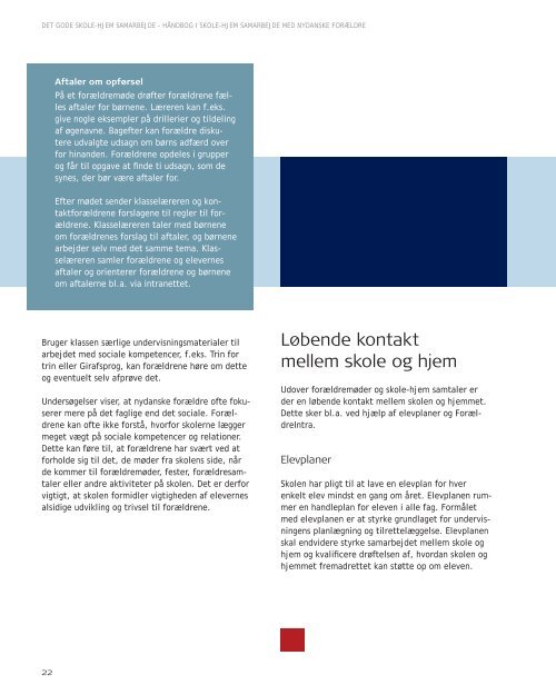 "Det gode skole-hjem-samarbejde" (pdf) - Ny i Danmark