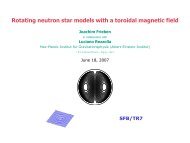 Rotating neutron star models with a toroidal magnetic field - SFB/TR7