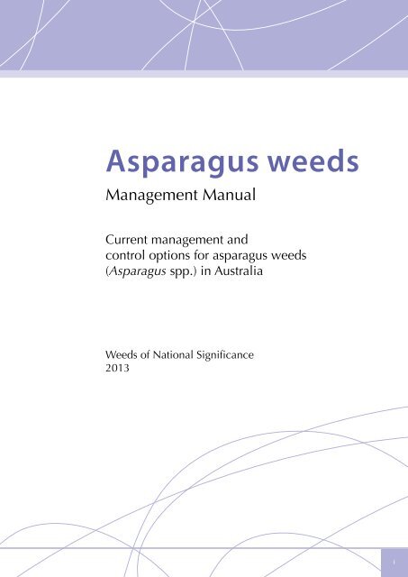 Asparagus weeds - Weeds Australia