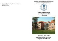 2. Seminar Pflege in Psychiatrie und Psychosomatik - Christliches ...