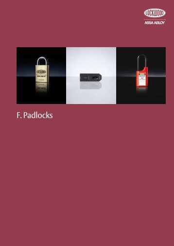 F. Padlocks - ASSA ABLOY