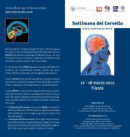 Settimana del Cervello - Immaginario Scientifico