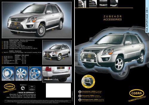 Kia sportage 2024 2009 accessories