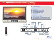 32â RoomMate Hospital-Grade LCD HD-IPTV