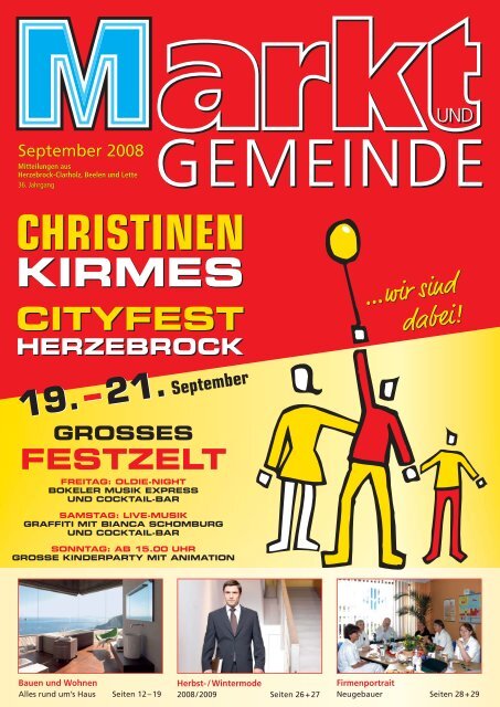 CHRISTINEN KIRMES 2008 HERZEBROCK 19. bis 21. Sept.