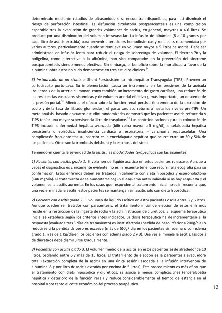 Complicaciones crÃ³nicas de la cirrosis hepÃ¡tica: ascitis y peritonitis ...