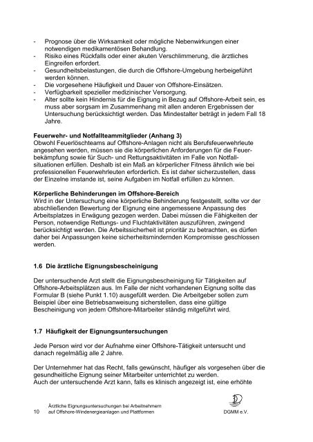 BESCHEINIGUNG DER NICHT-EIGNUNG - Deutsche Gesellschaft ...