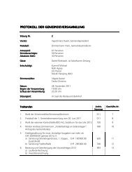 Protokoll der Gemeindeversammlung vom 28 ... - in Subingen