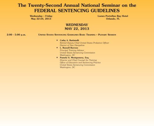 FEDERAL SENTENCING GUIDELINES - NACDL