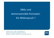 DRGs und demenzsensible Konzepte: Ein Widerspruch? (PDF-Dok.