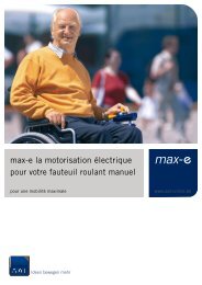 max-e la motorisation Ã©lectrique pour votre fauteuil ... - Euromove