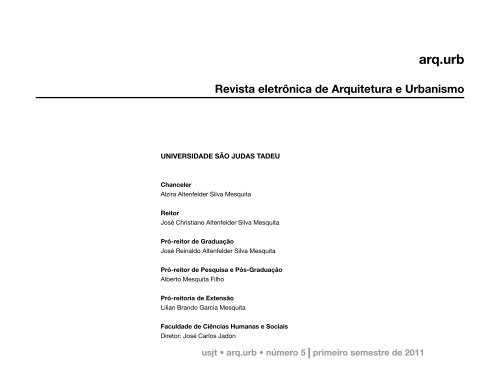 Arquitetura e Urbanismo - Universidade São Judas Tadeu