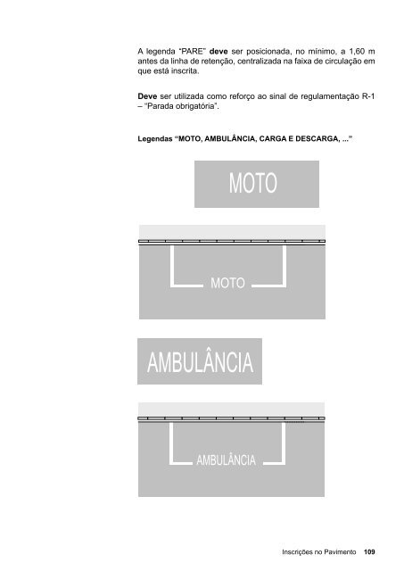 Manual de SinalizaÃ§Ã£o Horizontal - Dnit