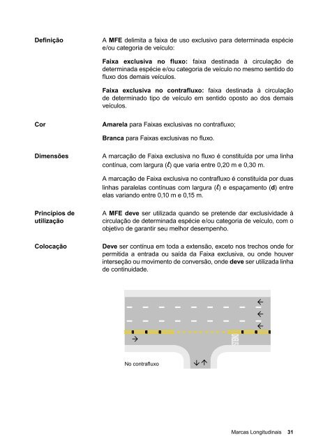 Manual de SinalizaÃ§Ã£o Horizontal - Dnit