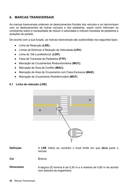 Manual de SinalizaÃ§Ã£o Horizontal - Dnit