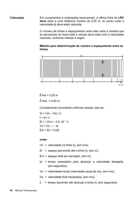 Manual de SinalizaÃ§Ã£o Horizontal - Dnit