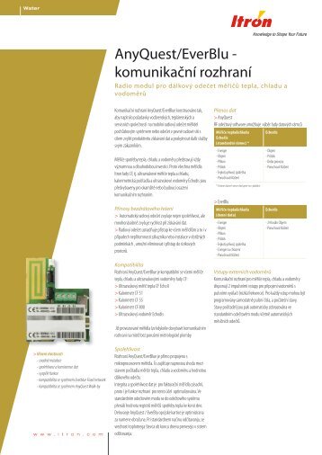 AnyQuest/EverBlu - komunikaÄnÃ­ rozhranÃ­ - Itron