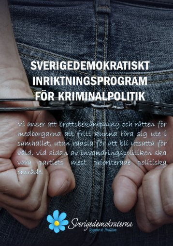 Sverigedemokratiskt inriktningsprogram för kriminalpolitik