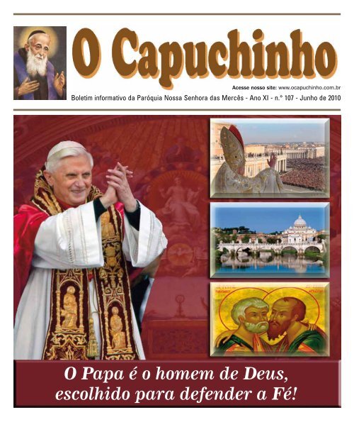 Jornal "O Capuchinho" - julho de 2010 - ParÃ³quia Nossa Senhora ...