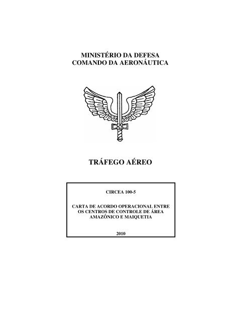 Capa - Tarifas de NavegaÃ§Ã£o AÃ©rea - DECEA