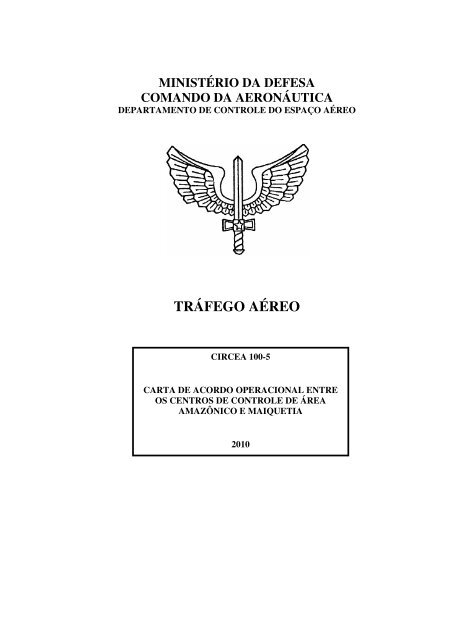 Capa - Tarifas de NavegaÃ§Ã£o AÃ©rea - DECEA